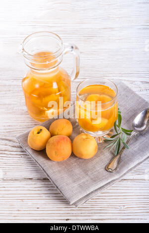 Kompott - Frucht-cocktail Stockfoto