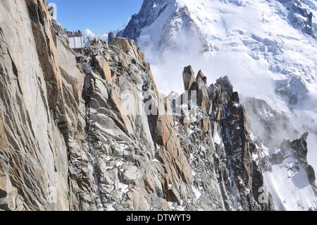 Mont-Blanc-Massiv, Französische Alpen Stockfoto