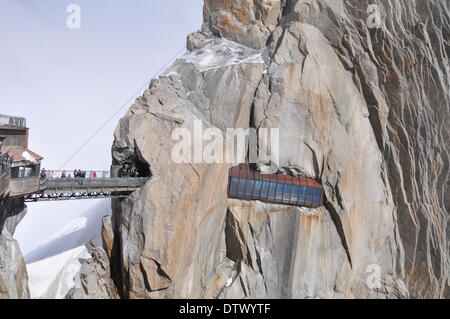 Aiguille du Midi, Französische Alpen Stockfoto