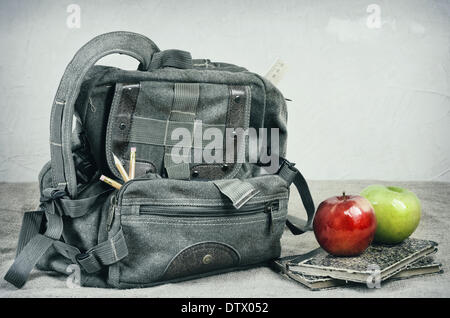 Schule Thema Stillleben Stockfoto