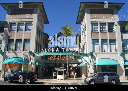 Aloha tower Marketplace, honolulu Stockfoto