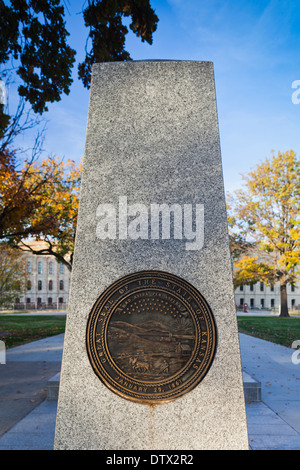 Kansas State Capital, Siegel der Bundesstaat Kansas, Topeka, Kansas, USA Stockfoto