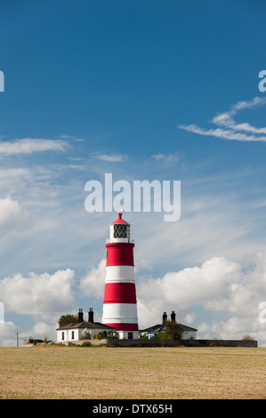 Happisburgh Leuchtturm, Norfolk. Stockfoto