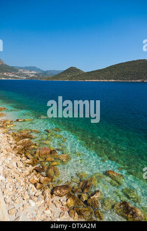 Strand von Kash Türkei Stockfoto