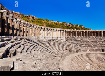 Alten Amphitheater Aspendos in Antalya, Türkei Stockfoto