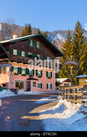 Berge ski Resort St. Gilgen Österreich Stockfoto