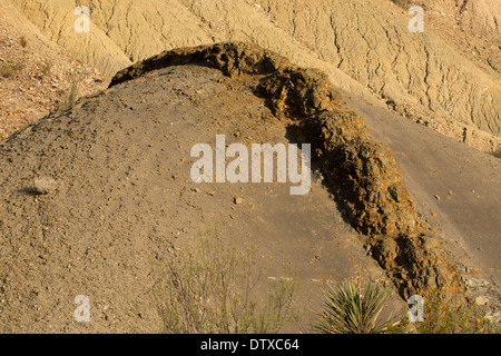 Ungewöhnliche Formationen in Big Bend Nationalpark, Texas Stockfoto