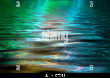 Abstrakte farbige Wasser-Hintergrund Stockfoto