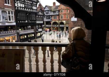 Die Zeilen-Chester Stockfoto