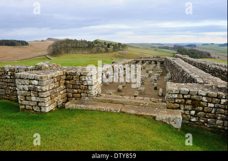 Die Kornkammer römischen Kastells Housesteads, Northumberland, England Stockfoto