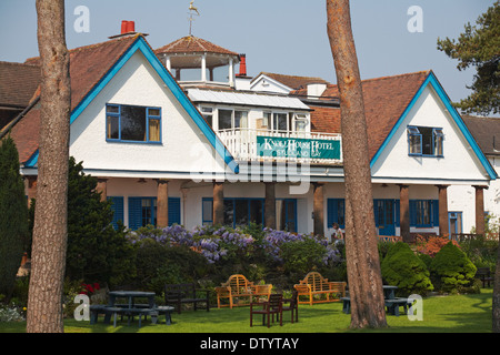 Knoll House Hotel an der Ferry Road, Studland Bay, Swanage, Isle of Purbeck, Dorset UK im Mai Stockfoto