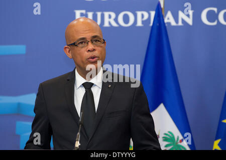 Präsident von Haiti, Michel Joseph Martelly Stockfoto