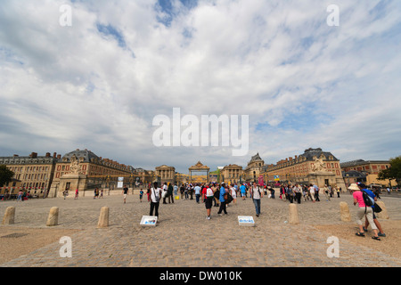 Château de Versailles oder Palast von Versailles, Versailles, Île-de-France, Frankreich Stockfoto