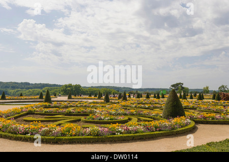 Gärten des Château de Versailles oder Palast von Versailles, Versailles, Île-de-France, Frankreich Stockfoto