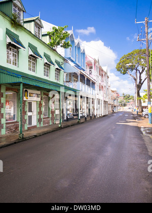 Brazil Street, shopping Street, Castries, St. Lucia, Windward-Inseln, kleine Antillen, Caribbean Stockfoto