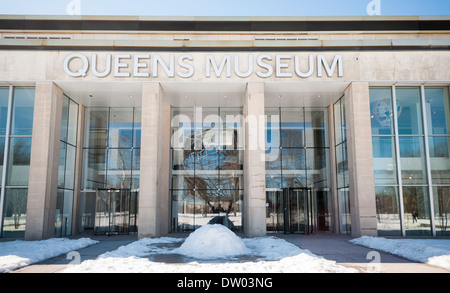 Die neu renovierten Queens Museum of Art, ehemals der New York City Pavillon bei der Weltausstellung 1939 und 1954 Stockfoto