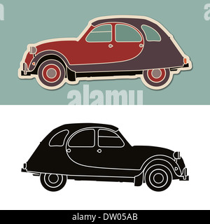 Vintage typischen französischen Auto Stockfoto