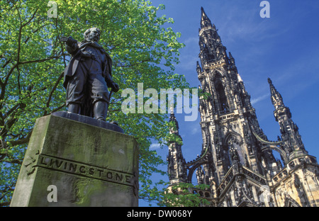 Scott Monument, Princes Street Gardens, Edinburgh Stockfoto