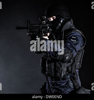 SWAT officer Stockfoto