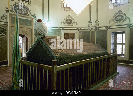 Grab des Sultans Bayezid II oder Bayezed-i-Veli (1447-1512). Haus von Osman. Bayezid II Mosque. Istanbul. Turkei. Stockfoto