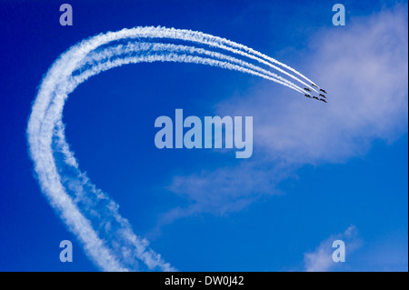 BREITLING JET Kunstflug fliegen Team beim RIAT 2012 in Großbritannien anzeigen Stockfoto