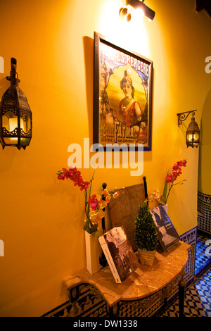 Riad, Fez, Marokko, Nordafrika Stockfoto