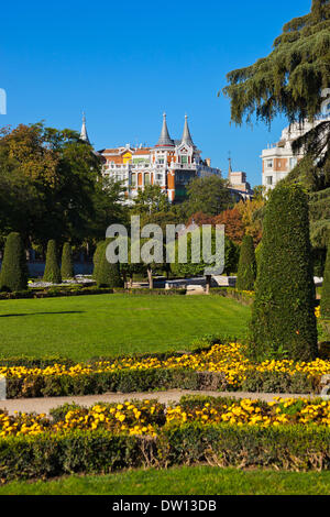 Parque del Retiro in Madrid Spanien Stockfoto
