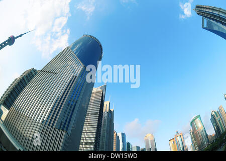Shanghai Lujiazui skyline Stockfoto