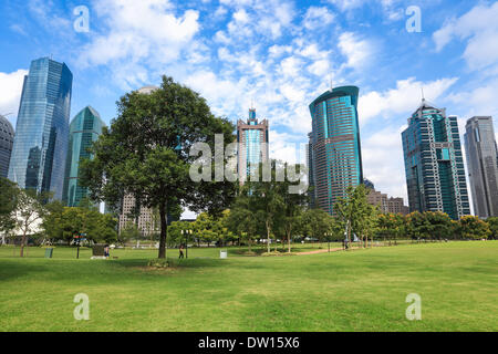 Greenbelt Stadtpark in shanghai Stockfoto