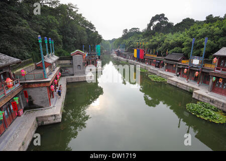 Suzhou-Wasser-Straße in Peking Stockfoto