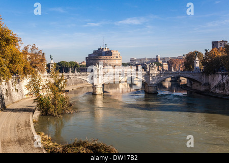 Tiber in Rom, Italien. Stockfoto