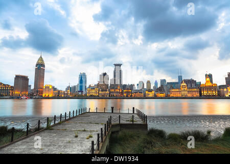 schön in der Abenddämmerung shanghai Stockfoto