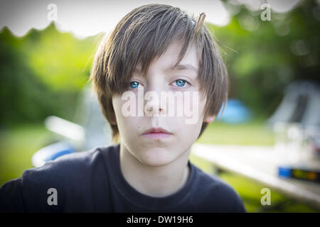 Porträt von einem Teenager, selbstbewusst Stockfoto