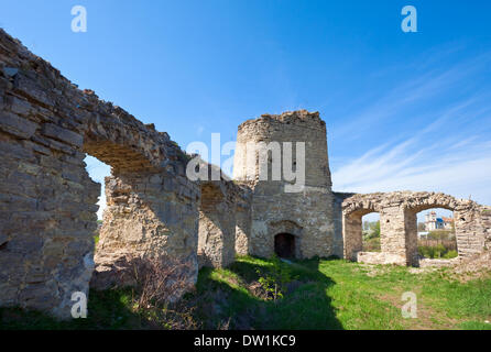 Ruinen der alten Festung Stockfoto