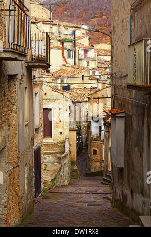 San Donato di Ninea streetview Stockfoto