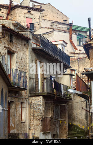 Detail des alten Hauses in San donato Stockfoto