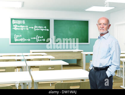Oberlehrer in der Schule Stockfoto
