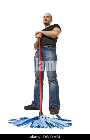 sauberer Porträt Stockfoto