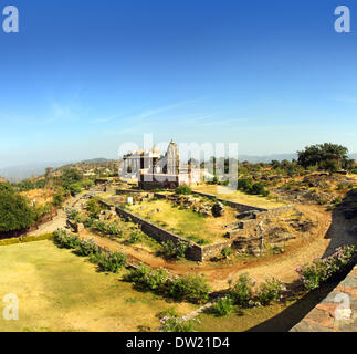 alten Hinduismus Tempel in Kumbhalgarh fort Stockfoto