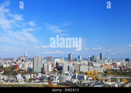 Sendai Stadtbild Stockfoto