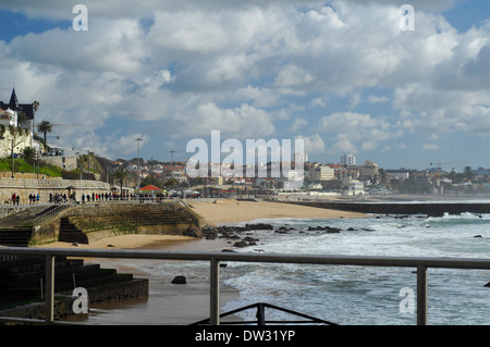 Cascais Estoril Strand Portugal Stockfoto