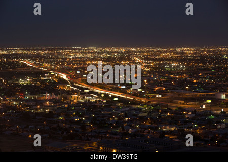 ÜBER VORORT EL PASO TEXAS USA Stockfoto