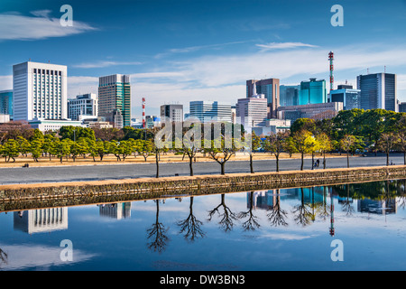 Tokyo, Japan Stadtbild im Geschäftsviertel Marunouchi. Stockfoto