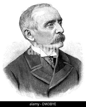 Chlodwig Carl Viktor, Prinz von Hohenlohe, 1819-1901, deutscher Staatsmann, Bundeskanzler der Bundesrepublik Deutschland und Premierminister von Preußen, Stockfoto