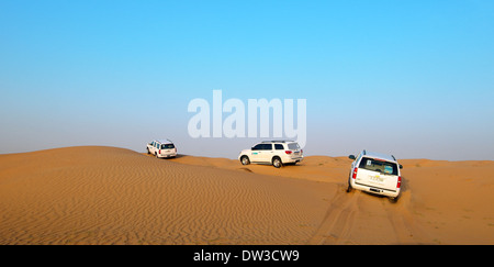 Jeep-Safari,, Wüste der Vereinigten Arabischen Emirate, Sharjah, Sharjah (Emirat) Stockfoto