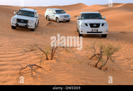 Jeep-Safari,, Wüste der Vereinigten Arabischen Emirate, Sharjah, Sharjah (Emirat) Stockfoto