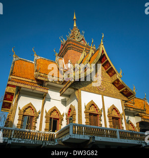 Wat Bubparam buddhistischer Tempel in Chiang Mai, Thailand Stockfoto