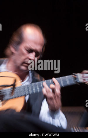 Paco de Lucia während eines Konzerts in der "El Cante de Las Minas" Stockfoto