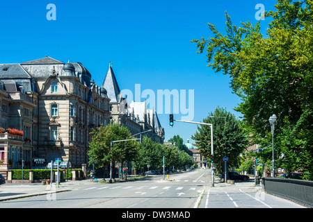 Avenue De La Liberté Straßburg Elsass Frankreich Stockfoto