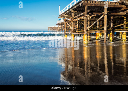 Crystal Pier. San Diego, Kalifornien, USA. Stockfoto